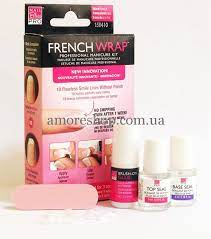 nail bliss thin french wrap manicure