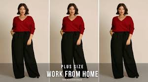 plus size work from home clothes