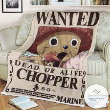 Op One Piece Tony Tony Chop One Pieceper 27S Wanted Blanket Tagotee - Hot  Sale 2023