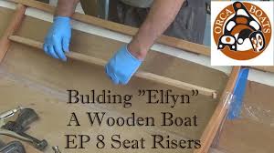 wooden boat elfyn ep8 seat risers