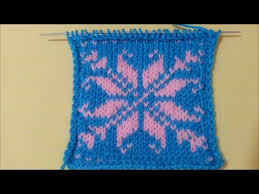Snowflake Stitch Knitting Pattern