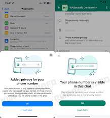 whatsapp to let you hide your phone