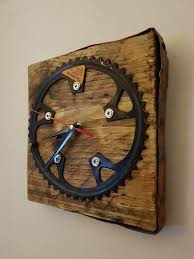bicycle clock recycled bike parts