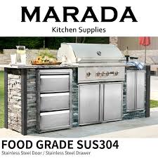 marada bbq access door outdoor kitchen