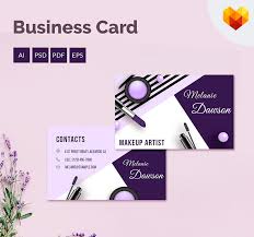 makeup business card corporate