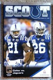 Details About Indianapolis Colts Jacksonville Jags 2008 Program Lucas Oil Stad Opening Season