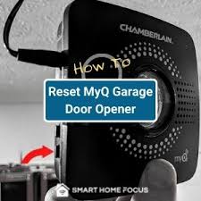 how to reset myq garage door opener