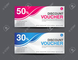 Discount Voucher Template Coupon Design Ticket Banner Template Card