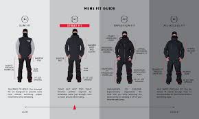 Edgeriders Magasin 686 Mens Clothing Size Guide
