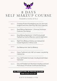 self makeup course 8 days murarkey