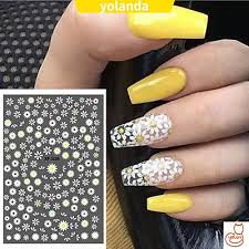 y nail decals 3d fl manicure
