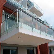 Balcony Tempered Glass Railing For Home