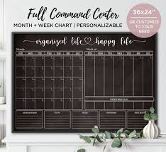 Weekly Wall Calendar Custom Family
