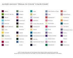 Alfred Angelo Color Swatches Color Chart Bridesmaid