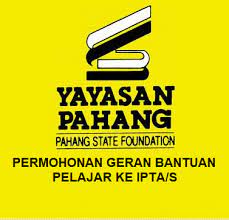 Biasiswa pendidikan dalam negara (ipta). Permohonan Geran Bantuan Pelajar Ke Ipta S Bagi Tahun 2019 Yayasan Pahang Mypendidikanmalaysia Com