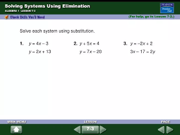 Ppt Solving Systems Using Elimination