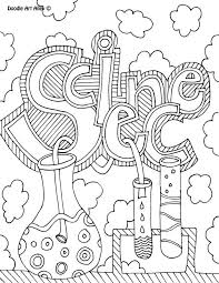 Scientist coloring page color online. Science Coloring Page Science Doodles Science Notebook Cover School Subjects