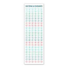 Doctrine And Covenants Reading Chart Bookmark Small