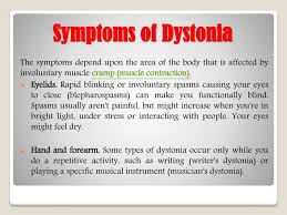 ppt dystonia symptoms causes and