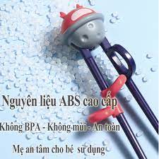 Đũa tập ăn cho bé - đũa tập gắp xỏ ngón cho bé ăn dặm kiểu Nhật