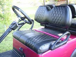Diamond Stitching Golf Cart Seat Cover