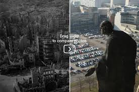 Related to dresden before and after ww2. Dresden Bombing 70th Anniversary Interactive Then And Now Photos Show Scale Of Destruction
