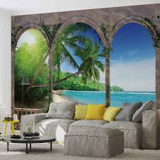 Beach Tropical Wall Paper Mural Buy