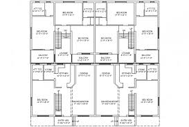 2d Cad Drawing Of Two Floor Plans