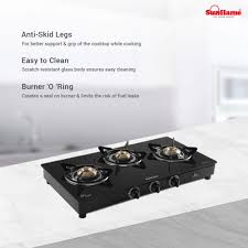Buy Sunflame Classic 3 Burner Glass Top