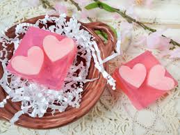 heart homemade soap without lye