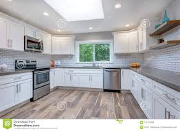 open concept kitchen equipped with