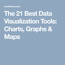 The 21 Best Data Visualization Tools Charts Graphs Maps
