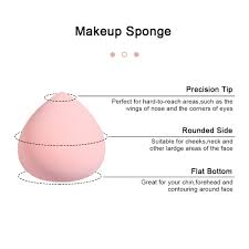wqf peach makeup sponge set