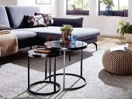 center table metal nesting table finish