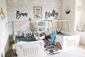 surfer themed bedroom idea with diy