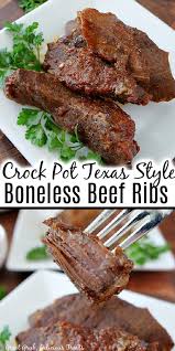 crock pot texas style boneless beef ribs