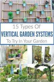 15 types of vertical gardening systems