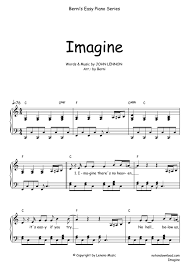 imagine klavier einfach pdf noten von