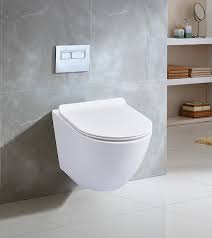 Rimless Wall Hung Toilet With Slim Uf