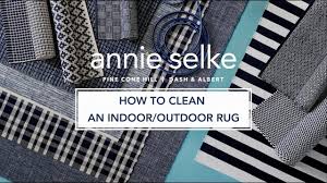 how to clean an indoor outdoor rug