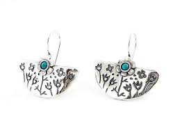 Israeli Jewelry Designers In Silver Earrings For Women