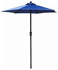 metal patio umbrella with crank navy