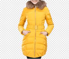 Jacket Clothing Down Feather Fur Yellow