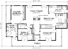 2 820 Sq Ft House Plan With 4