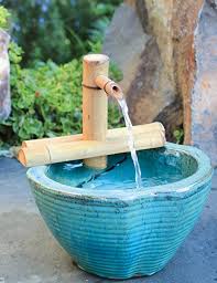 Bamboo Accents Zen Garden Water
