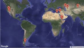 lowest land points below sea level map