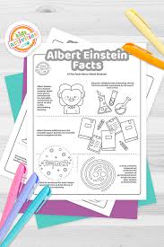 Albert Einstein Facts Free Printables