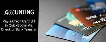 Check spelling or type a new query. How To Pay A Credit Card Bill In Quickbooks Via Cheque Or Bank Transfer