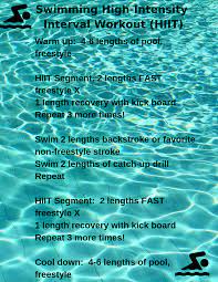 swimming a great hiit option
