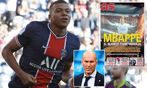 In paris, it was said that he was missing a big night in europe. Psg Star Kylian Mbappe Wants To Join Real Madrid Because Of His Love For Zinedine Zidane Daily Mail Online
